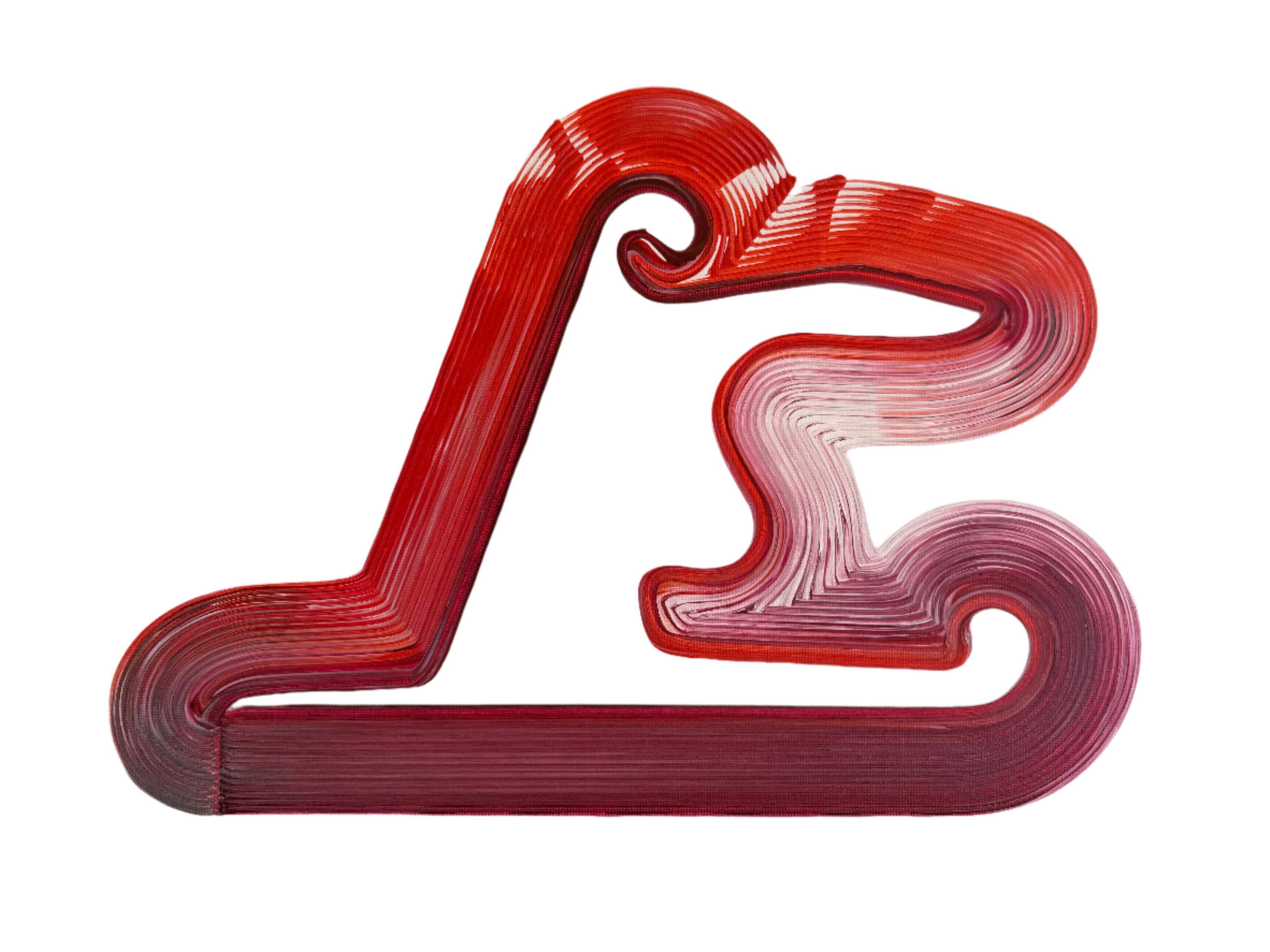Acrylic painting of Shanghai International Circuit race track layout